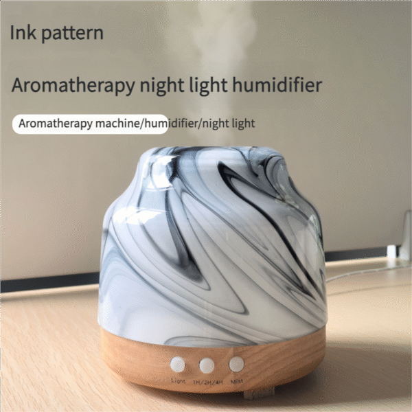 glass ink pattern pointed top aromatherapy machine
