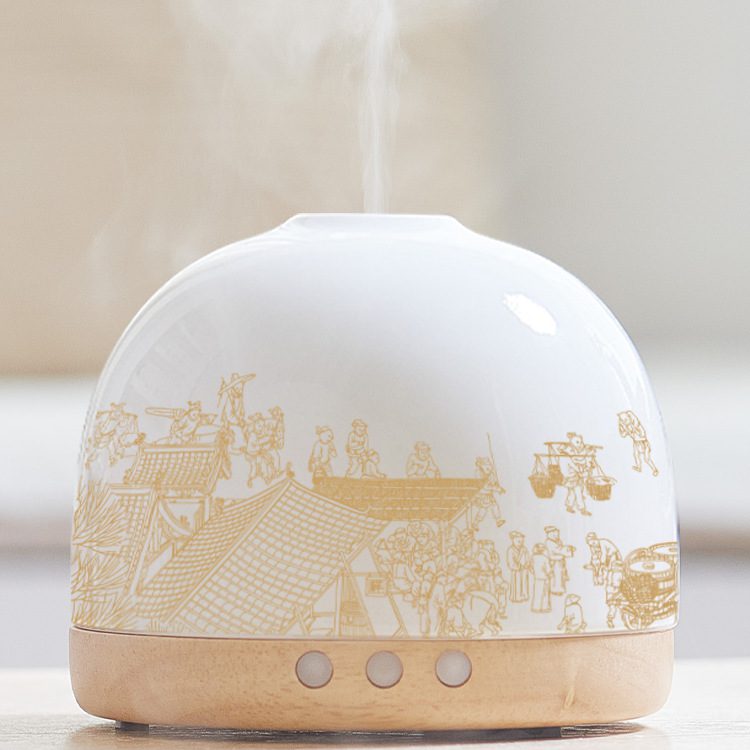 ink painting ceramic diffuser | cool mist humidifier