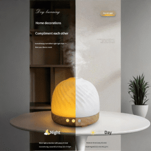 swirl ceramic aromatherapy humidifier | spa at home