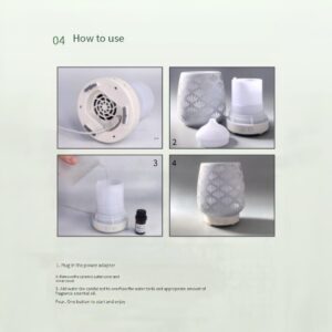 hollow cut glass aroma diffuser | aromatherapy machine