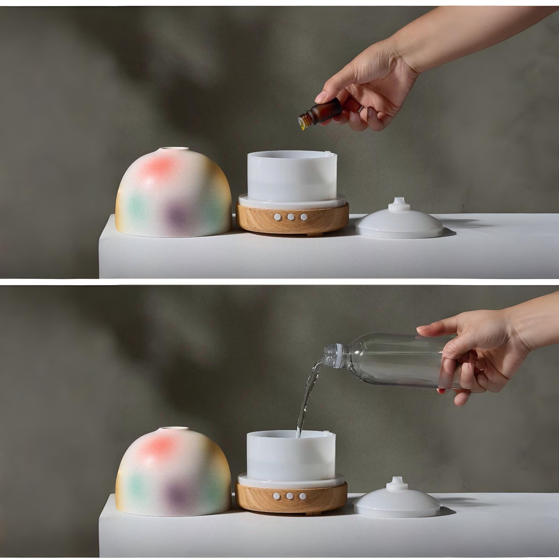 peach blossom glaze humidifier | aromatherapy diffuser