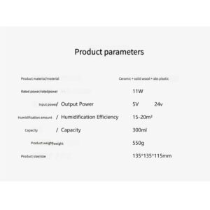 pure white ceramic humidifier