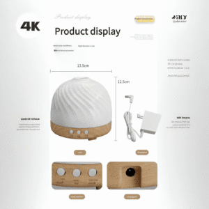 swirl ceramic aromatherapy humidifier | spa at home