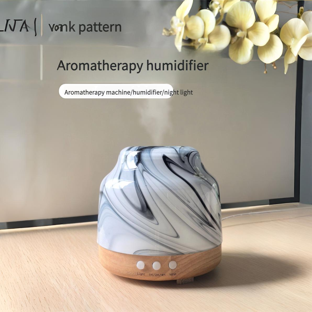 glass ink pattern pointed top aromatherapy machine