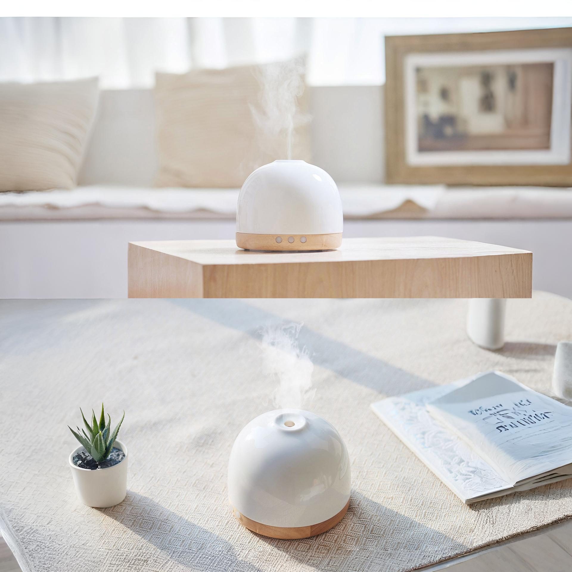 pure white ceramic humidifier | zen dome