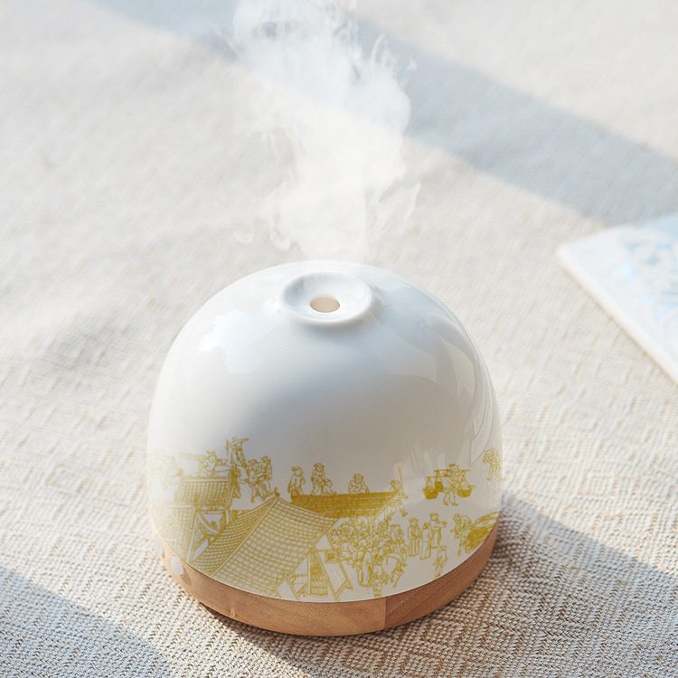 ink painting ceramic diffuser | cool mist humidifier