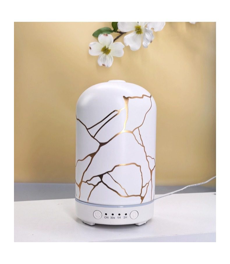 gilded ceramic aroma diffuser | home decor