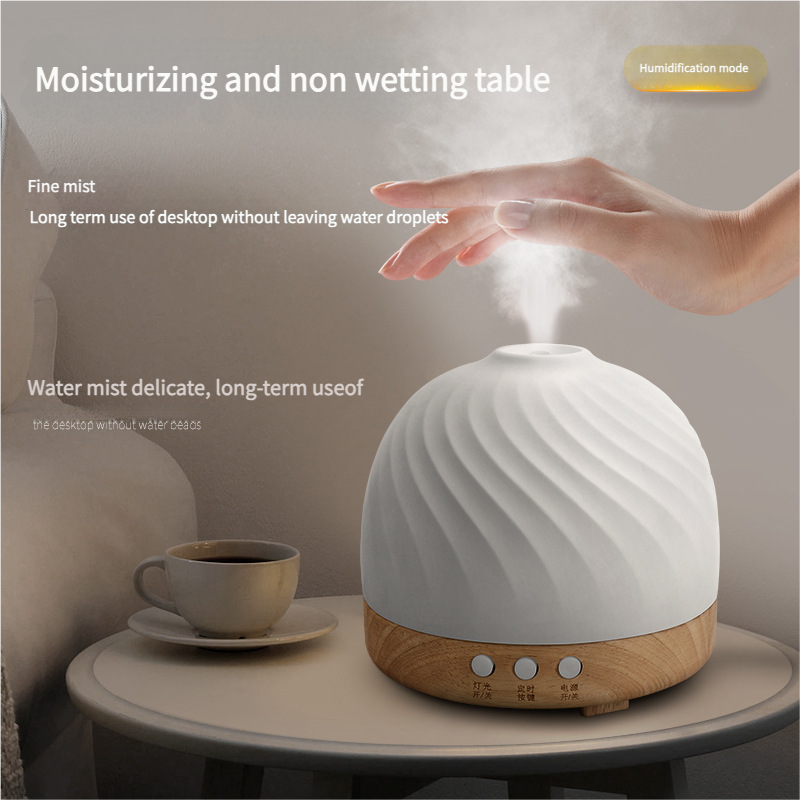 swirl ceramic aromatherapy humidifier | spa at home