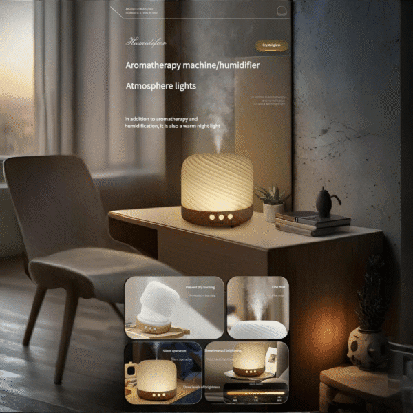 crystal glass diffuser & humidifier