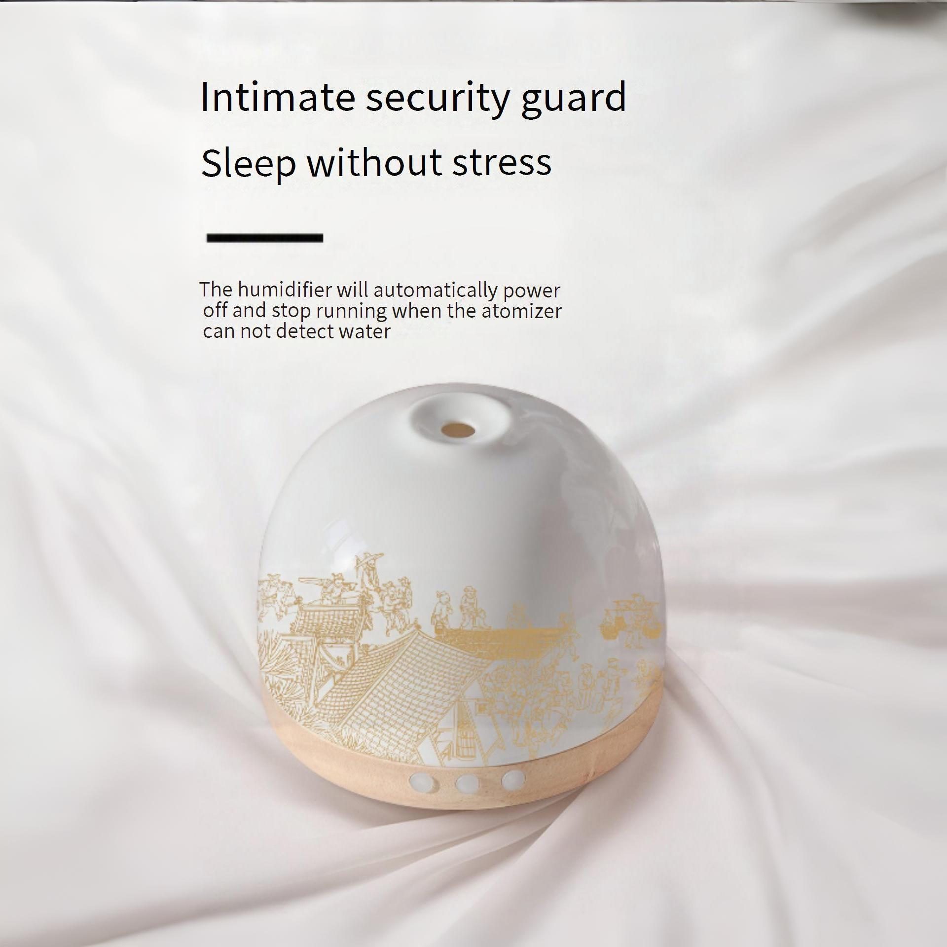 ink painting ceramic diffuser | cool mist humidifier