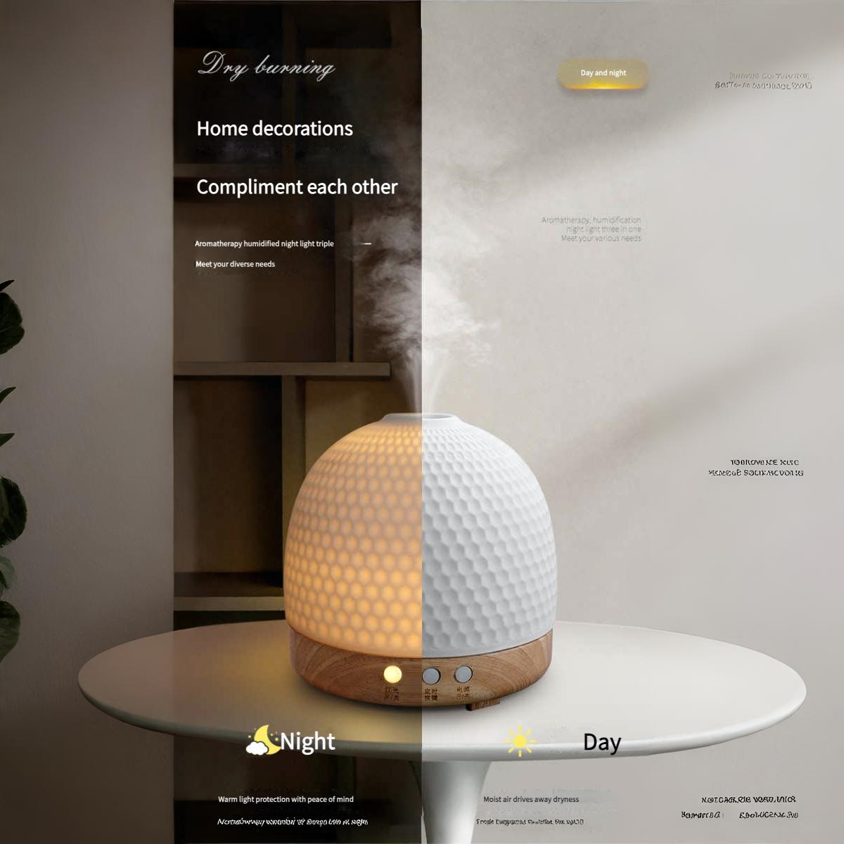 ceramic diffuser lamp & humidifier | home aromatherapy