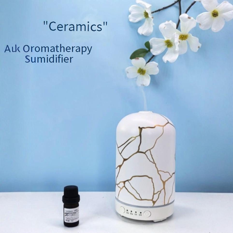 gilded ceramic aroma diffuser | home decor