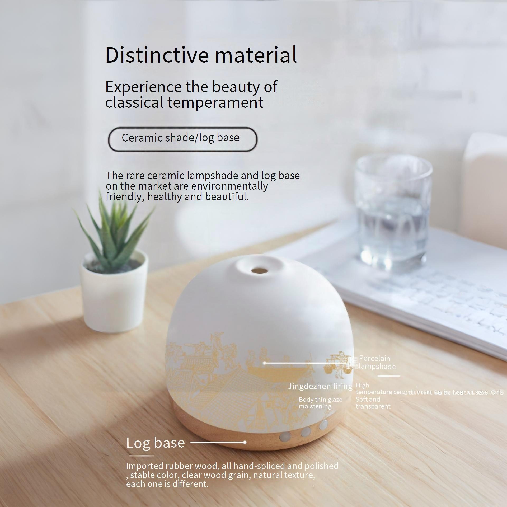 ink painting ceramic diffuser | cool mist humidifier