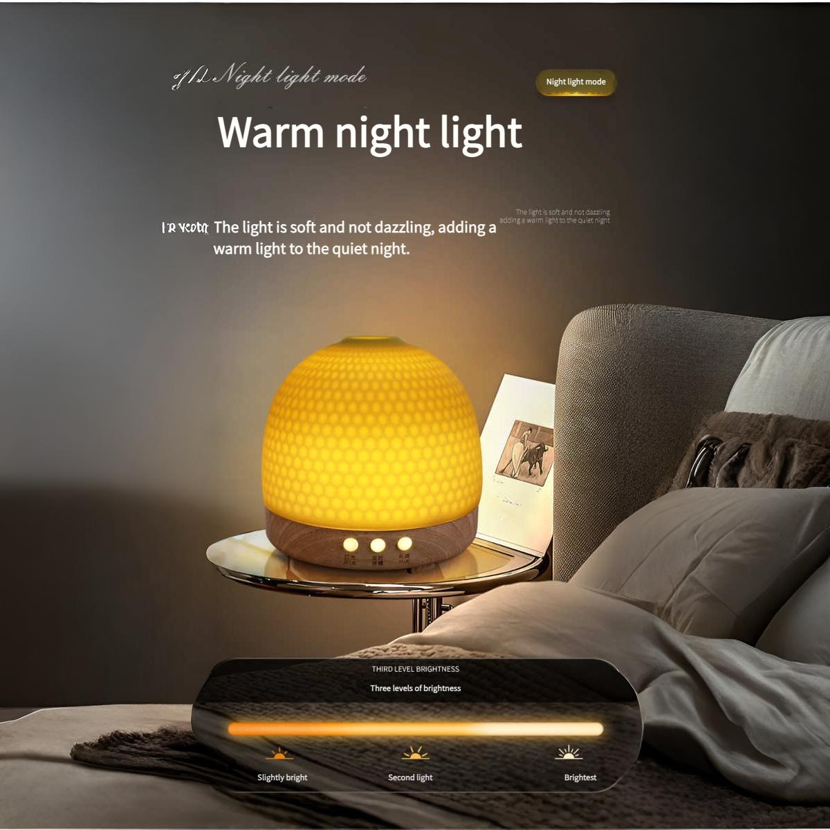 ceramic diffuser lamp & humidifier | home aromatherapy