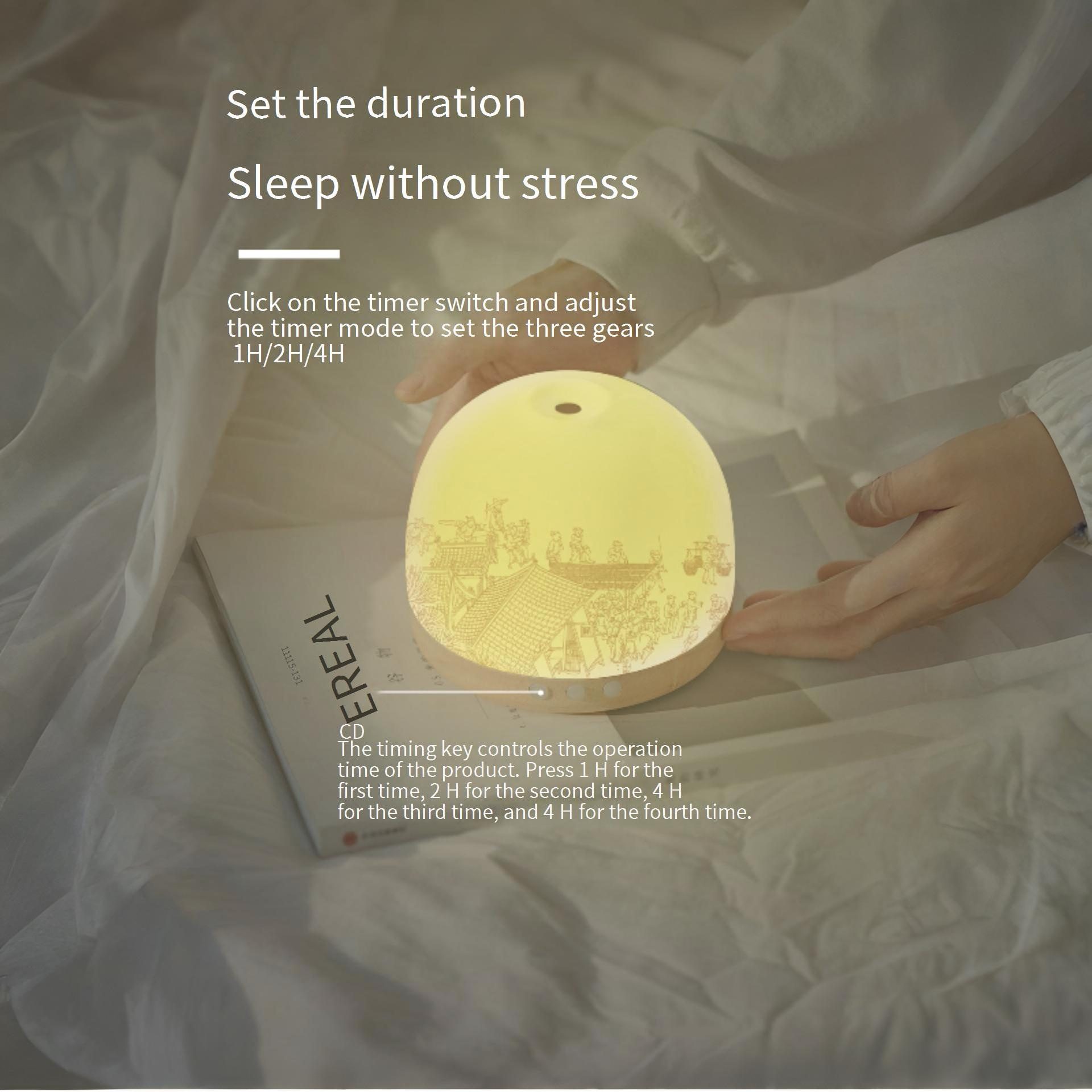 ink painting ceramic diffuser | cool mist humidifier