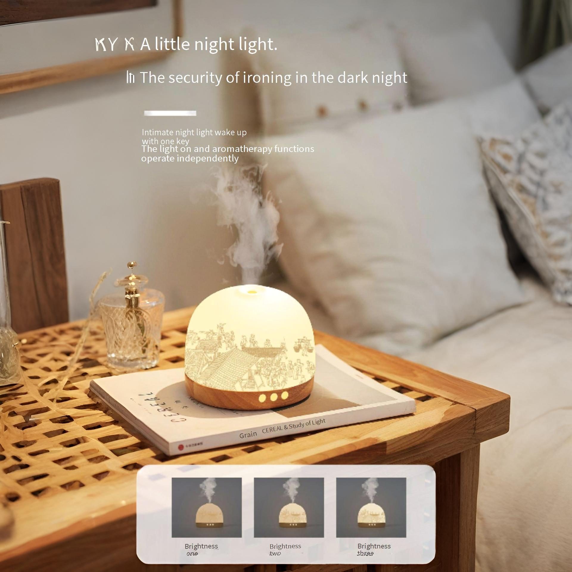 ink painting ceramic diffuser | cool mist humidifier