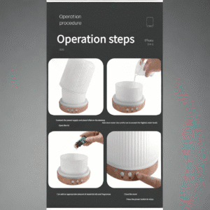 pure white ceramic humidifier | nordic calm