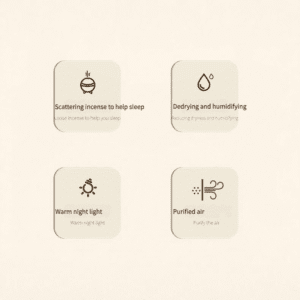 swirl ceramic aromatherapy humidifier | spa at home