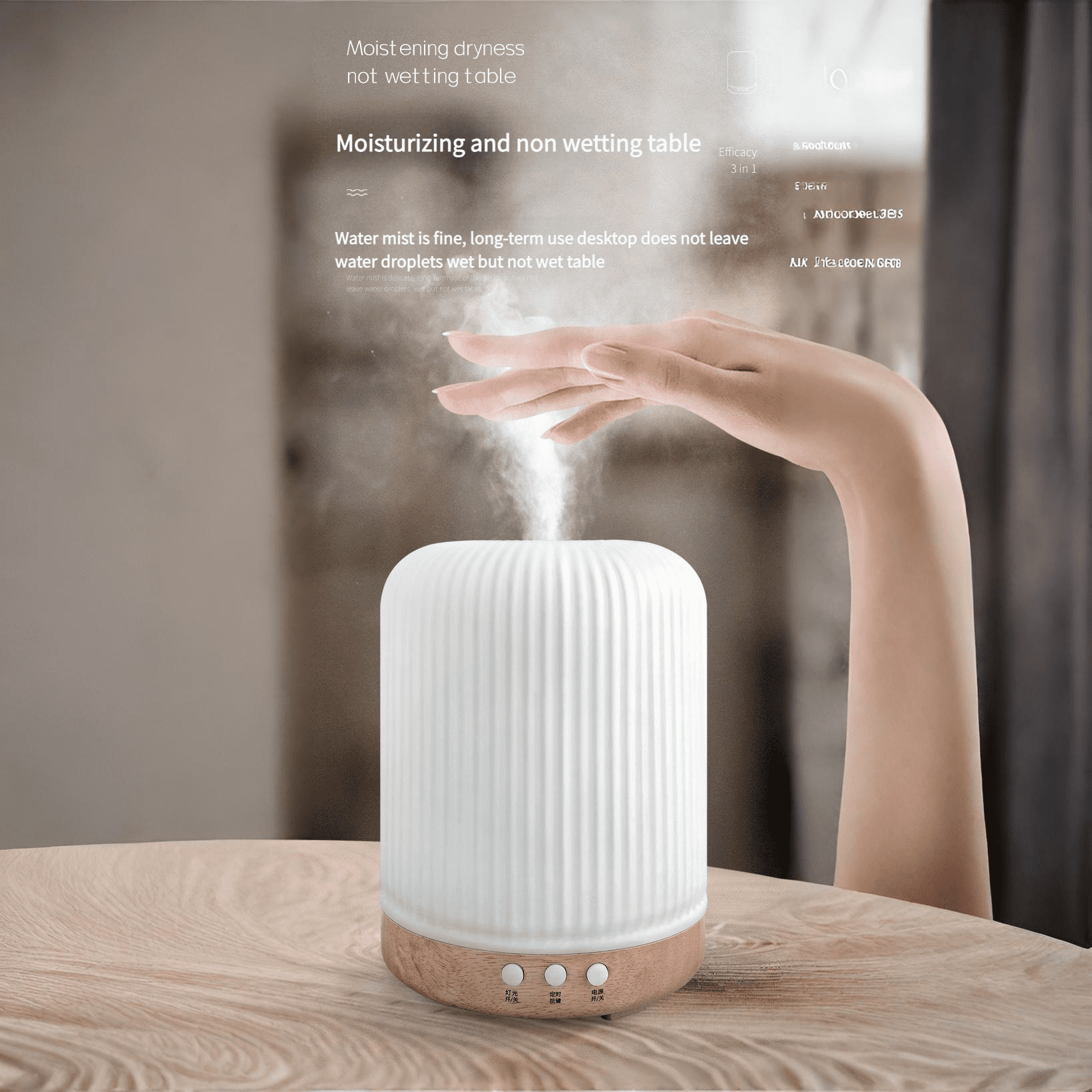pure white ceramic humidifier | nordic calm