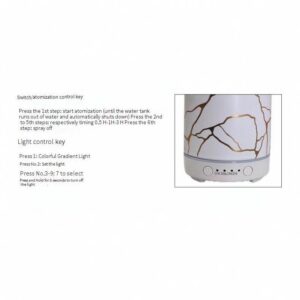 gilded ceramic aroma diffuser | home decor