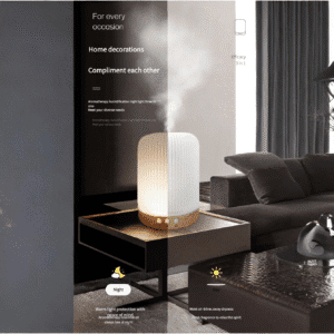 pure white ceramic humidifier | nordic calm