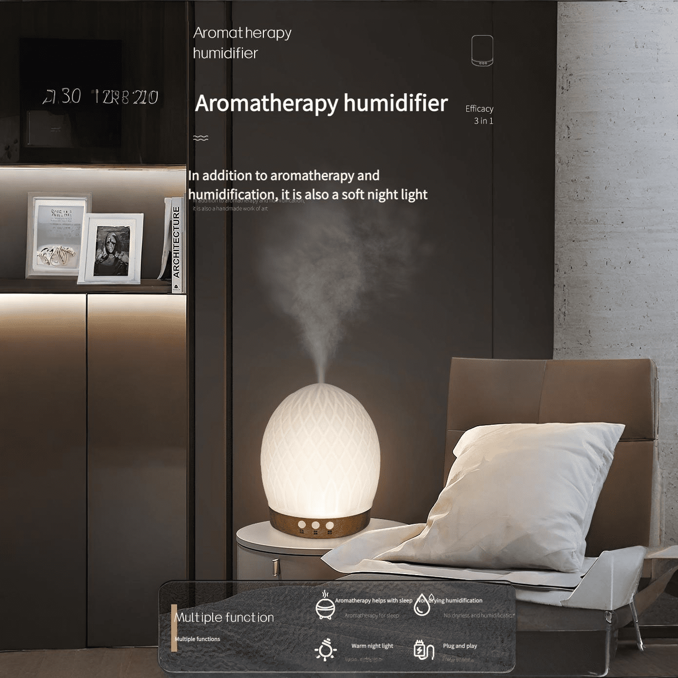 ceramic aromatherapy humidifier machine