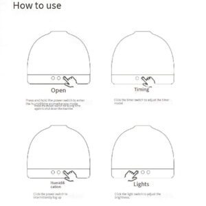 ceramic bottle aroma diffuser | 5 color ultrasonic